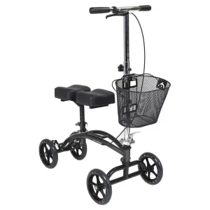 Steerable Knee Walker with Basket